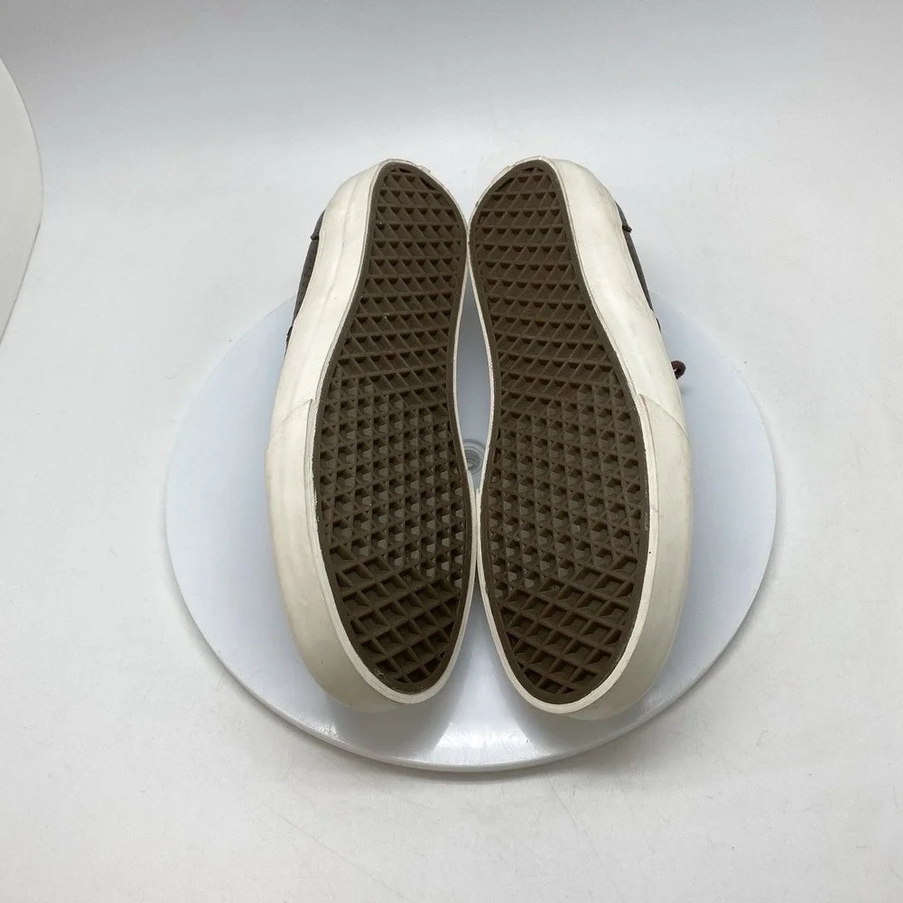 Vans Sneakers Mens 8 Era Decon‎ 721454 Brown Leather Ultracush Casual Shoes